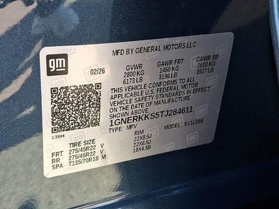 2026 Chevrolet Traverse High Country