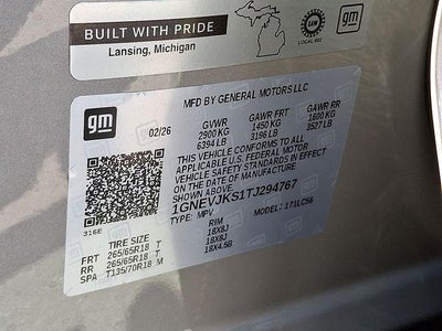 2026 Chevrolet Traverse Z71