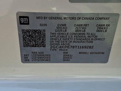 2026 Chevrolet Silverado 2500 HD LTZ