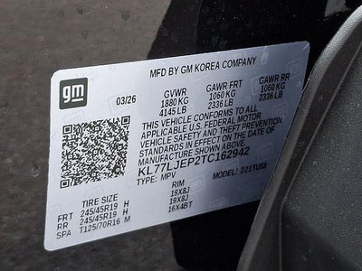 2026 Chevrolet Trax 2RS