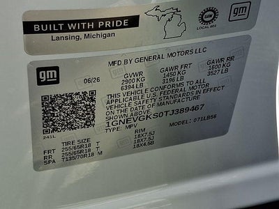 2026 Chevrolet Traverse LT