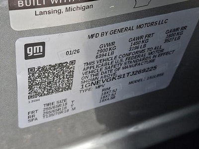 2026 Chevrolet Traverse LT