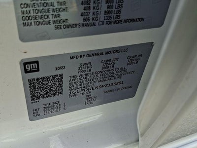 2023 Chevrolet Silverado 1500 LT (2FL)