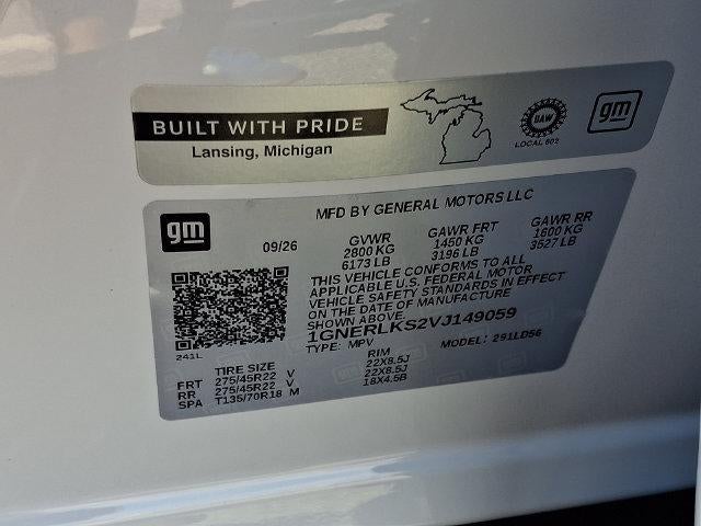 2027 Chevrolet Traverse RS