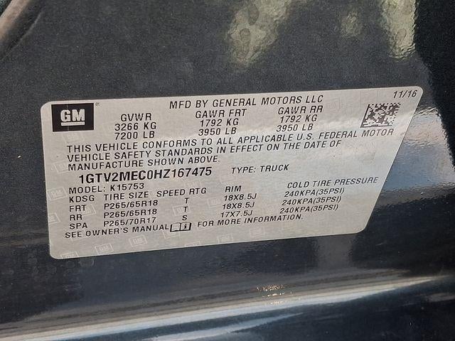 2017 GMC Sierra 1500 SLE