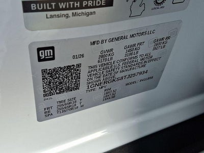 2026 Chevrolet Traverse LT