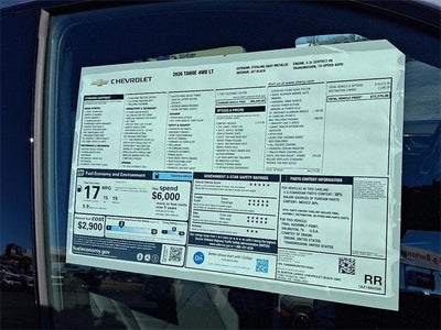 2026 Chevrolet Tahoe LT