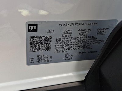 2026 Chevrolet Trax 1RS