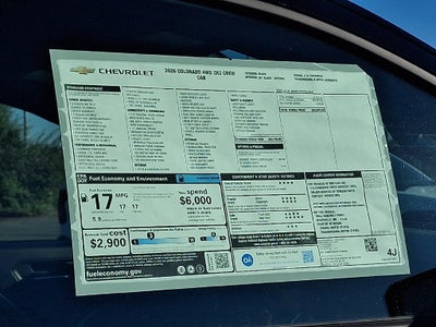 2026 Chevrolet Colorado ZR2
