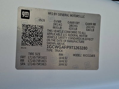 2026 Chevrolet Express Cargo WT