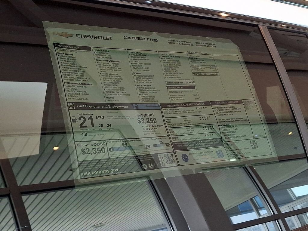 2026 Chevrolet Traverse Z71