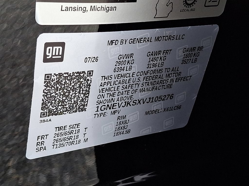 2027 Chevrolet Traverse Z71