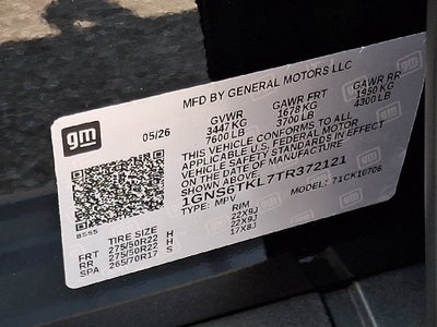 2026 Chevrolet Tahoe High Country