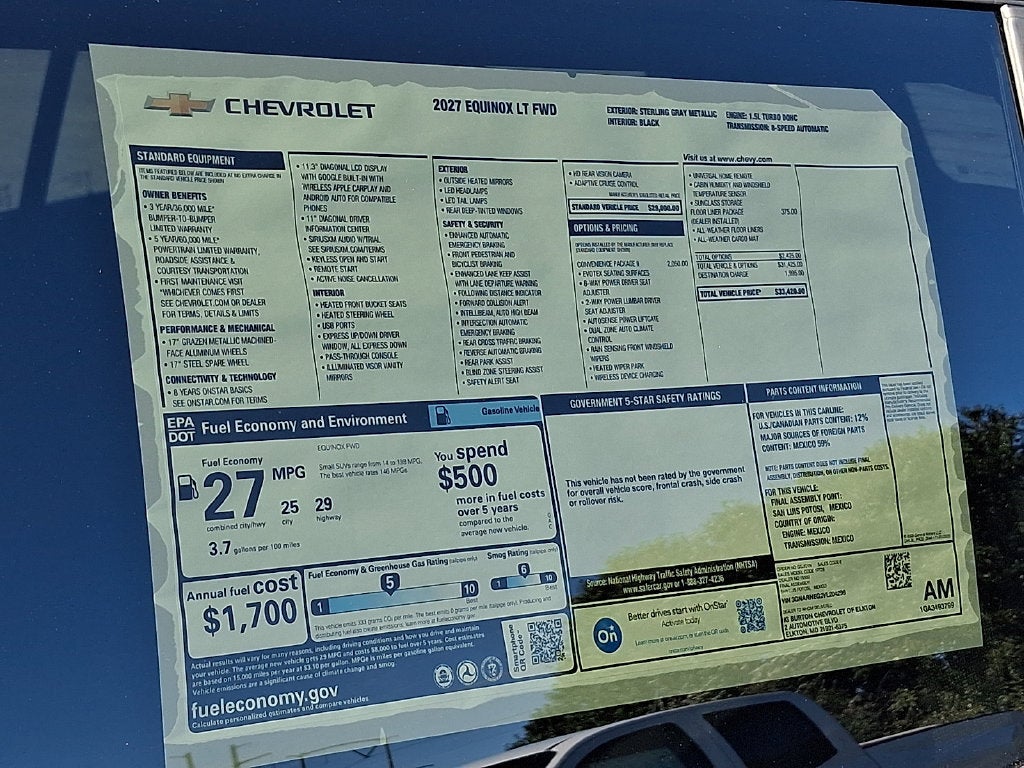 2027 Chevrolet Equinox LT