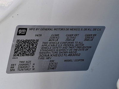 2026 Chevrolet Equinox LT