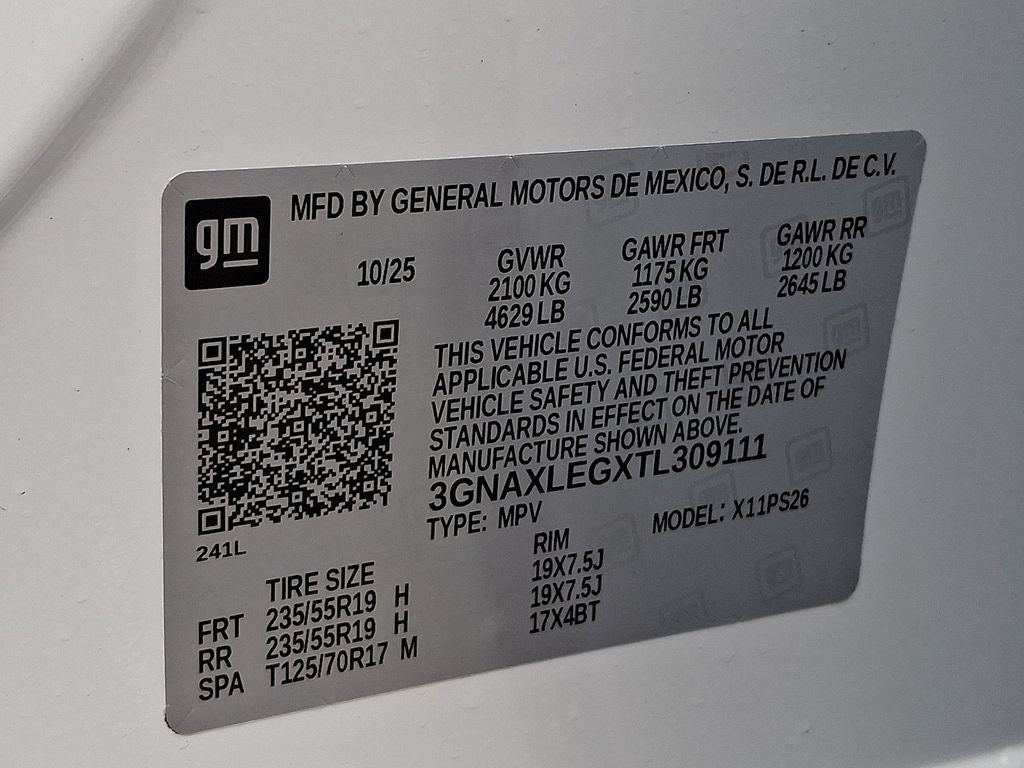 2026 Chevrolet Equinox RS