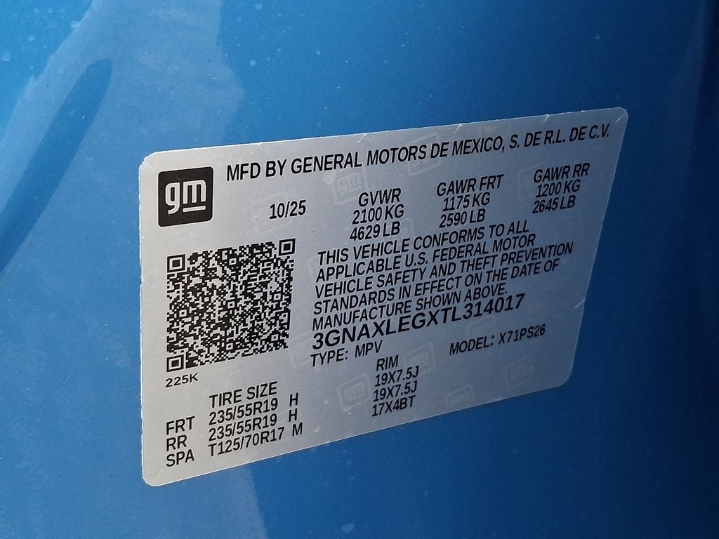 2026 Chevrolet Equinox RS