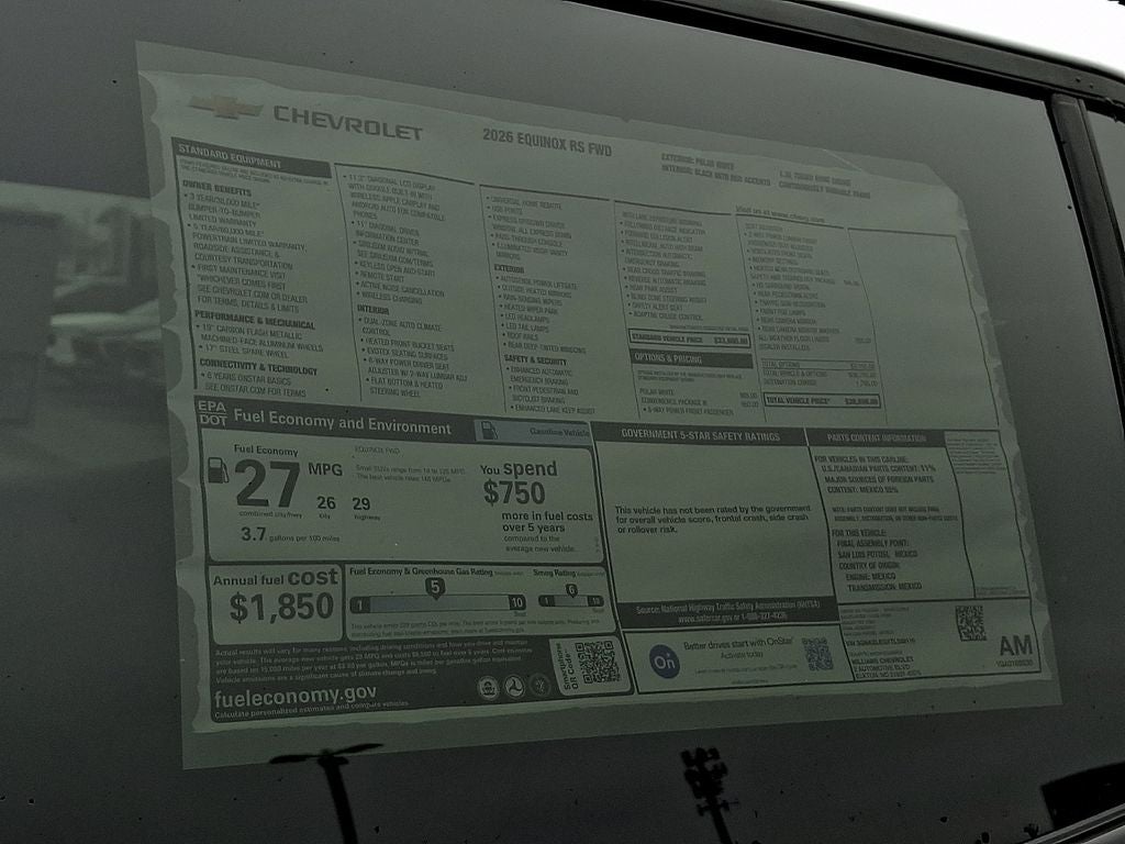 2026 Chevrolet Equinox RS
