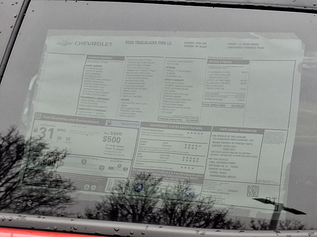 2026 Chevrolet TrailBlazer LS