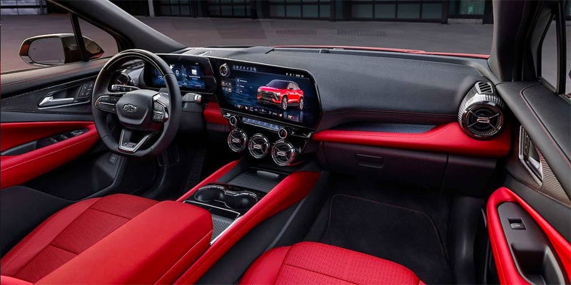 2024 Chevrolet Blazer EV dashboard view and driver's seat