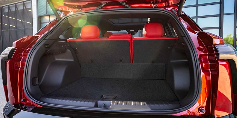 2024 Chevrolet Blazer EV with the trunk open